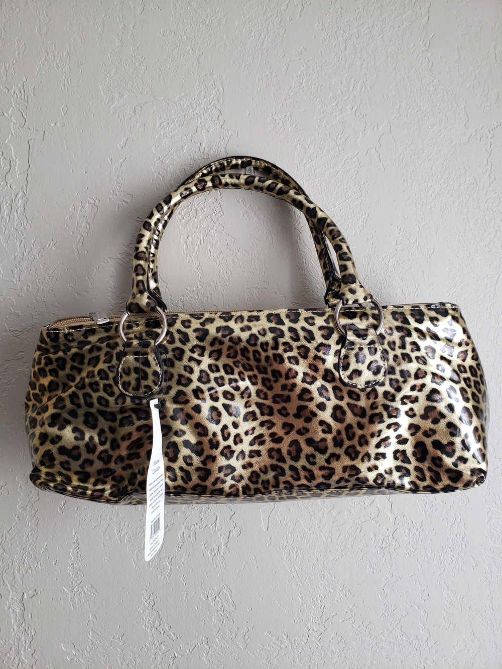 PRIMEWARE Cheetah Wine Clutch